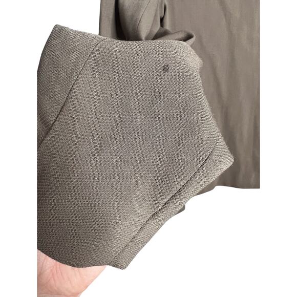 St. John Collection By Marie‎ Gray Taupe Wool Long Sleeve Blazer Jacket Size 8 - Picture 8 of 8